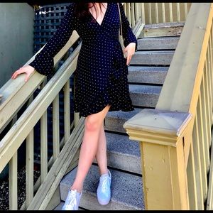 Charlotte Russe Black Polka Dot Dress :)